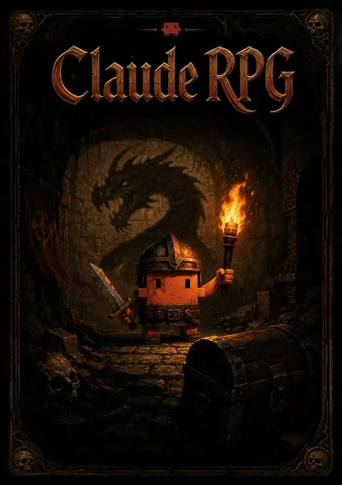 Cover artwork for ClaudeRPG
