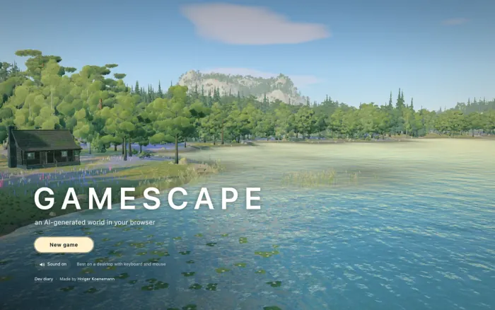 Screenshot of Gamescape