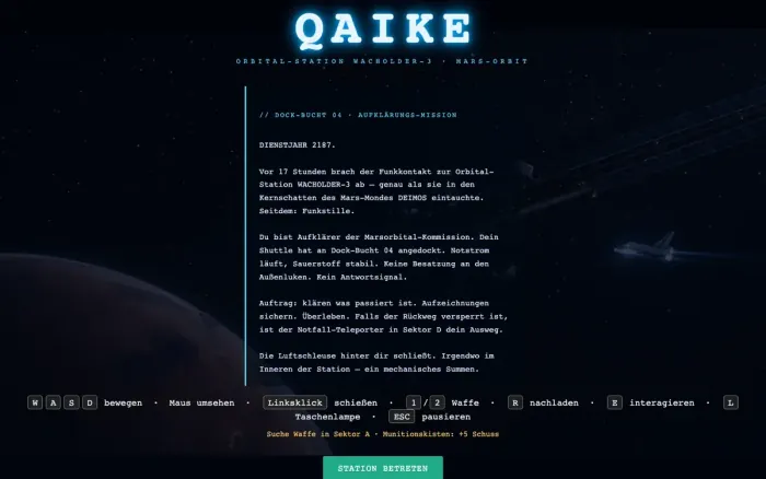 Screenshot of Qaike
